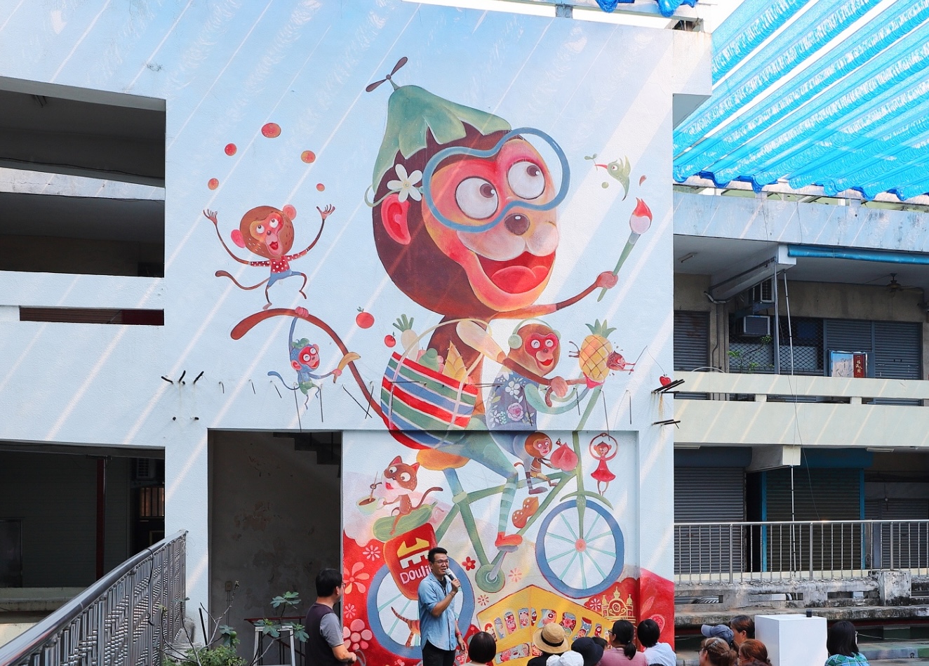 以創作、展覽、工作坊等多元媒介，用藝術與民眾對話。（圖/記者葉子綱翻攝）